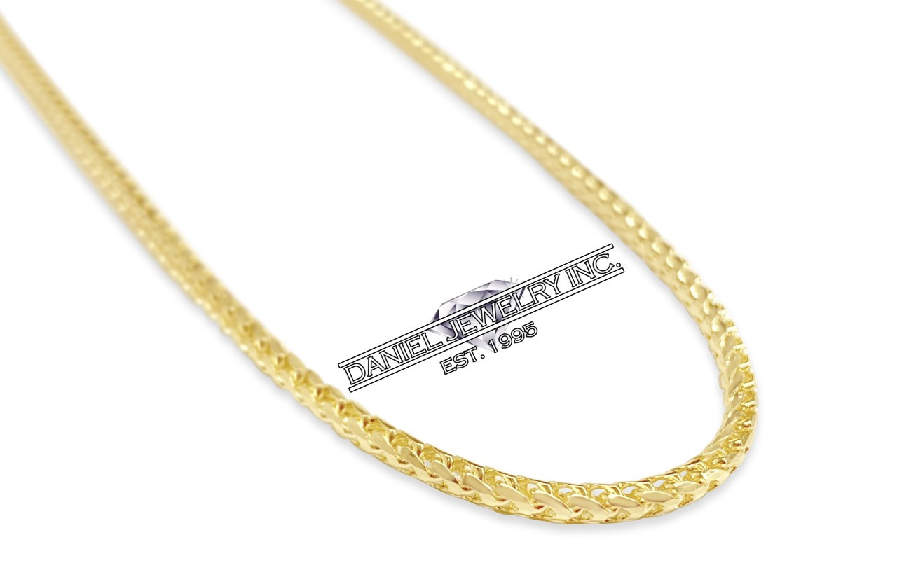 Franco Box Cuban Solid Link Chain 28 