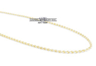 3.3mm Prism Rope Solid Diamond Cut Chain 14k gold