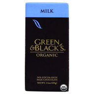 Green & Black's, Organic Milk Chocolate Bar, 34% Cocoa, 3.5 oz