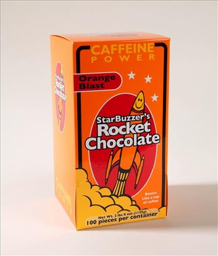 100 Count Orange Blast Rocket Chocolate Box
