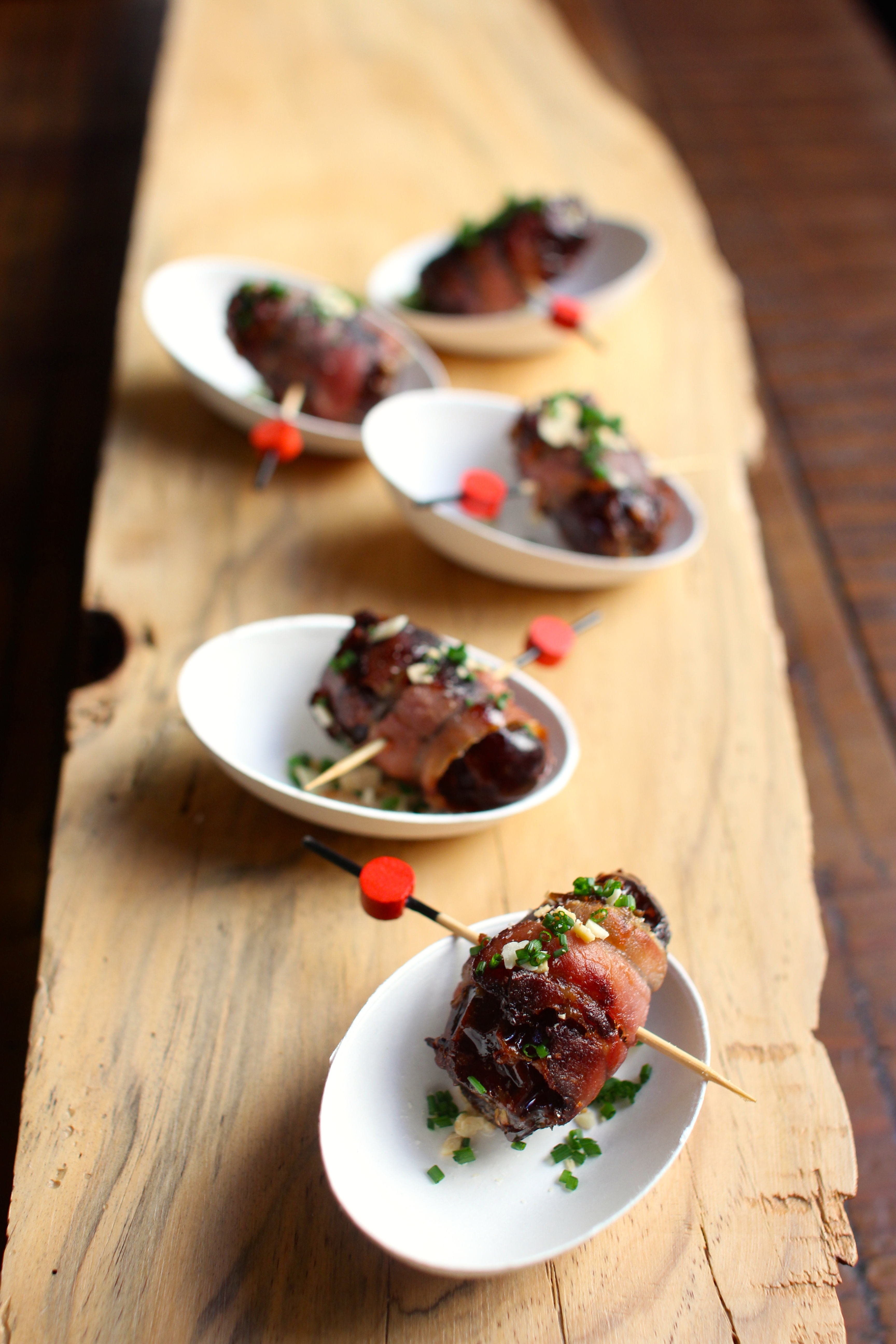 Bacon Wrapped Dates Stuffed with Blue Cheese Nature's Party