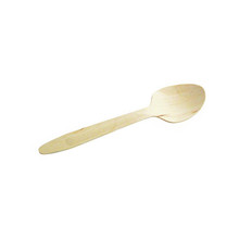 "WOODSY" Wooden Spoon L:6.2in - 24pcs/pack