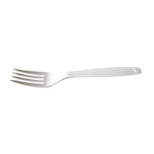Cornstarch (PLA) Cutlery Fork L:7in - 24pcs/pack