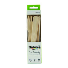"WOODSY" Wooden Fork L:6.22in -