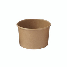 Kraft paper cup for hot and cold food 6oz D:3.54in H:2.17in - 10 pcs