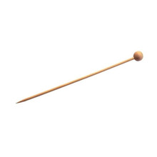 Natural Bamboo Ball Skewers L:5.5in - 25 pcs