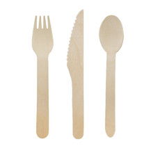 Wooden cutlery kit 0 - 24 pcs