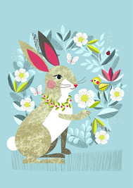Pretty Rabbit Blank Card ($8)
