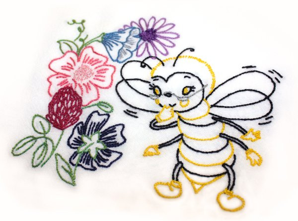 Aunt Martha S 3681 The Busy Bee Colonial Patterns Inc