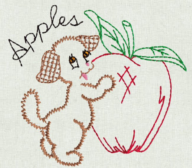 Aunt Martha's 60 Fruit 'N Veggie Pup Machine Embroidery File Stunning Colonial Patterns Aunt Martha's 60 Fruit 'N Veggie Pup Machine Embroidery File Stunning Colonial Patterns