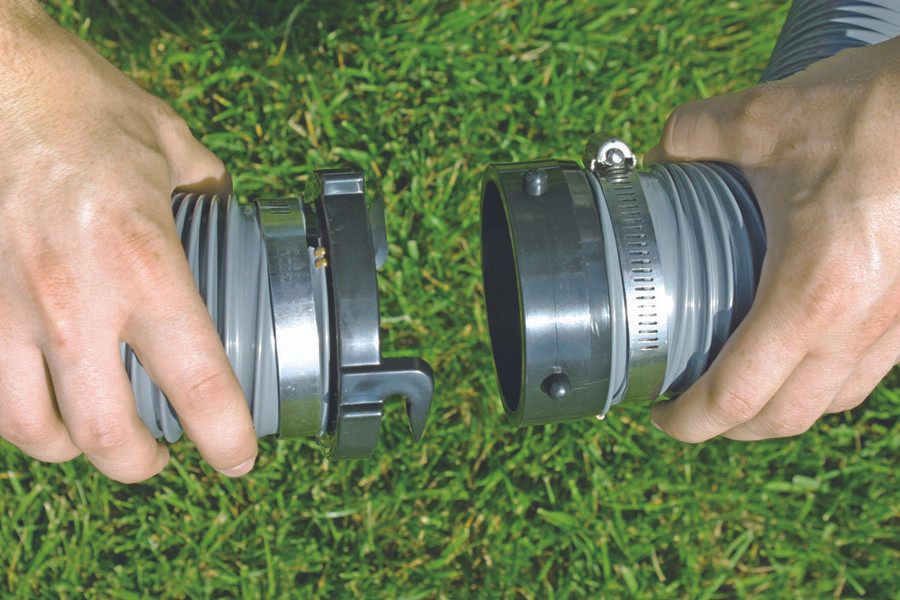 Camco Sewer Hose Fitting - Twist Connect Kit ABS - RVSupplies.com