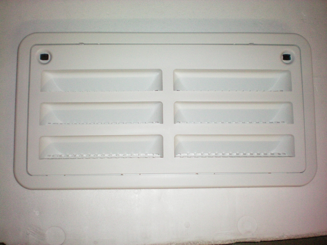 Polar White Refrigerator Lower Side Vent Access Door for Norcold Refrigerators