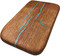 Mini Board with Turquoise Inlay by Ron and Christine Sisco. 10.25"x6.5"x0.75". 
