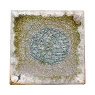 Coaster in Copper by Kerry Brooks Pottery.  Ceramic Coaster with Geode Style Fused Glass in Copper. These awesome glass tiles are decorative and functional, with little felt feet to protect your table tops. The perfect holiday, wedding, graduation, or hostess gift!
Can also be used as tiles (just remove the felt sticker feet) Each coaster tile is 4"x4". Some variation in color is due to the handmade nature of these items.
(Does not contain actual geodes.) 