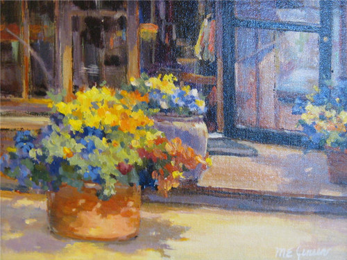 "Longs Peak Coffee" by Margaret Jensen 9x12