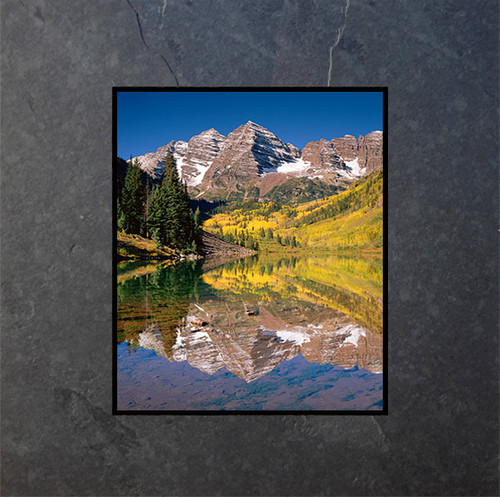 This fine art photographic print by David Clack is mounted on tile. This image has a fade and scratch resistant laminate coating. 