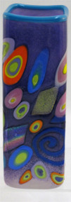 "Small Square Vase in Purple" by Michael Maddy & Rina Fehrensen, Mad Art Studio