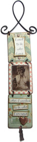 "Who I Was" Triptych by Jennifer Coniff 

"I want to be who I was...when I wanted to be who I am now!"