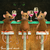 "Three Wined Mice" by Will Bullas