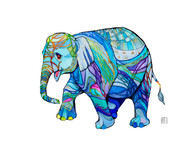 "Happy Elephant" by Brooke Connor