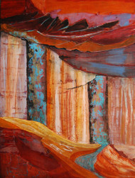 "Redrock Stage" by Connie Slack, 24x18 