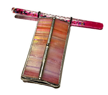 This YIN YANG 4" four mirrored Kaleidoscope comes in a variety of beautifully  colored glass as a decorative exterior.

Please call the gallery to get photos of On Hand colors in stock and to purchase 970-586-2151