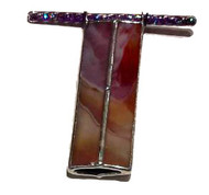 This Yin Yang 6" four mirrored Kaleidoscope comes in a variety of beautifully colored glass as a decorative exterior.

Please call the gallery to get photos of On Hand colors in stock and to purchase 970-586-2151