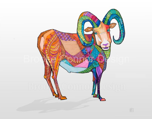 "Big Shorn Heep the Bighorn Sheep" by Brooke Connor