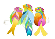 "Three Birds" by Brooke Connor