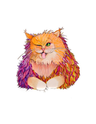 "Barf the Cat" by Brooke Connor