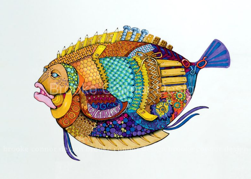 "Up-cycled Flounder" by Brooke Connor