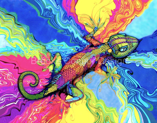 "Psycho Gecko" by Brooke Connor