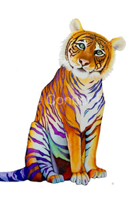 "Rainbow Tiger" by Brooke Connor