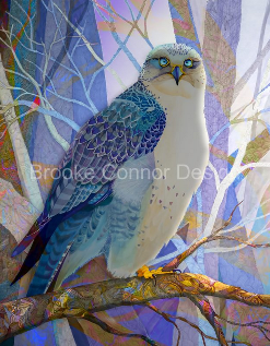 "Gyrfalcon #1" by Brooke Connor
