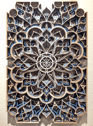 'Ansari Blue' by Philip Roberts, 24"x16"