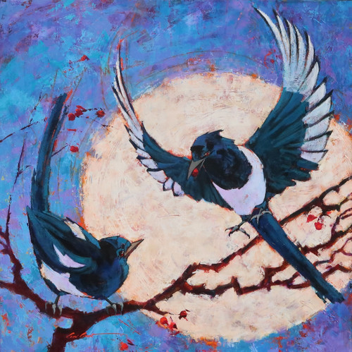 "Moon Dance" by Coni Grant
Original acrylic painting.