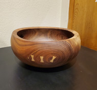 Large Walnut Bowl by Dave Landers