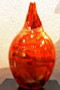 This medium Kiva in Cinnamon glaze is approximately 22" H X 10.5" W. 