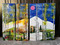 Four Season wall display by Kathi Dougherty.  Display separately or in alternate order.  These are all one-of-a-kind.  Please call the gallery for current inventory and pictures, 970-577-8100