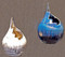 Baby Kiva  glaze, Desert Sand, Irid Blue
