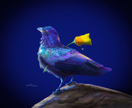 "Crow with a Poppy" by Brooke Connor