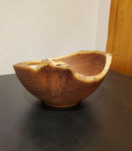 Natural Edge Bowl in Russian Olive with Maple Pewa by Dave Landers