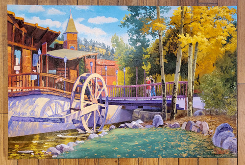 "Sunny Day, Estes Park" Oil by Stan Sidorov, 36x24