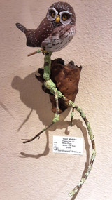 'Alert' - Pygmy Owl -Wall Hanging.