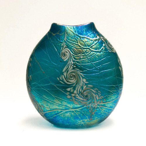 "Vase Flat Medium Tropical" by Bryce Dimitruk
9" H x 9" W x 4" D