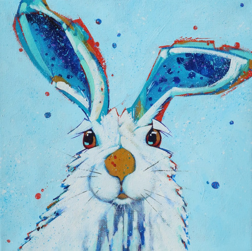 "Ears Up" by Coni Grant
Original acrylic painting.