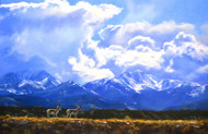 Approaching Snow by Mitch Caster, 24x36, Oil