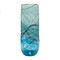 Large Hand Blown "Glass Oval Vase" in Aqua based design by Dottie Boscamp 12" H x 4" W x 4" D