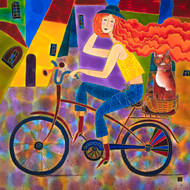 "Jubilation", Silk Painting by Yelena Sidorova