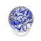 Small Hand Blown "Paperweight Abstract Small Blue" by Dottie Boscamp 3" H x 3 1/2" W x 3 1/2" D